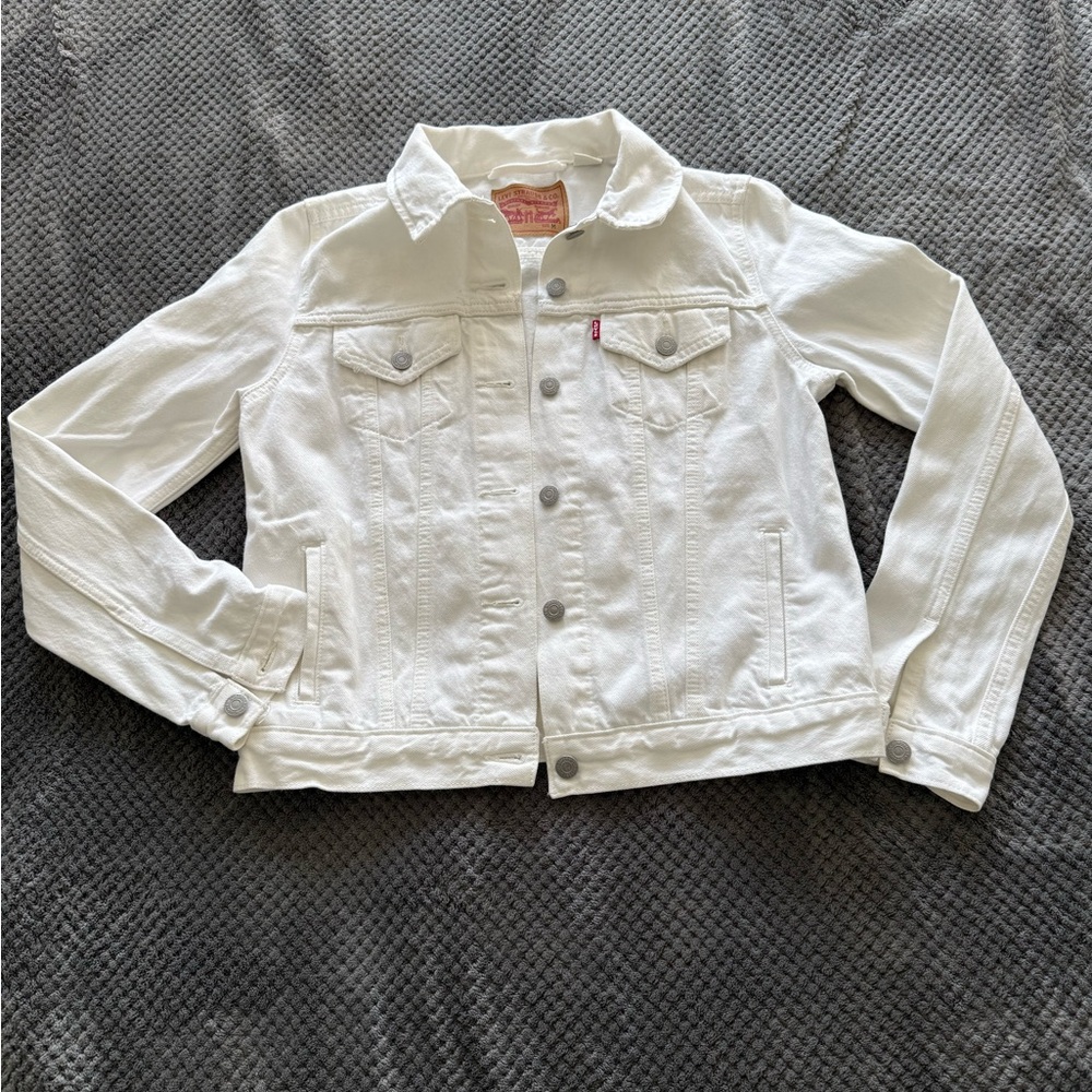 Levi's Classic White Denim Jacket